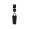STANLEY CLASSIC ADVENTURE TO-GO STAINLESS STEEL VACUUM BOTTLE 1L BLACK - photo 1