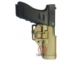 DIE-CAST TECHNOPOLYMER HOLSTER FOR GLOCK 17/18/26 AND S&W M & P40 WITH QUICK RELEASE TAN
