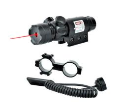 JS-TACTICAL RED LASER WITH WEAVER OR BARREL ATTACHMENT AND REMOTE