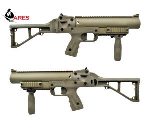 ARES GRENADE LAUNCHER GL-07 STAND-ALONE FULL METAL DARK EARTH