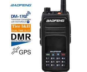 BAOFENG RICETRASMITTENTE DIGITALE DMR DUAL BAND DM 1702 GPS VERSION
