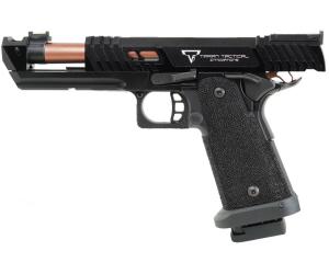 Kit pistola glock 17 + gas + pallini we (w057bkit): Pistole a gas  scarrellanti per Softair