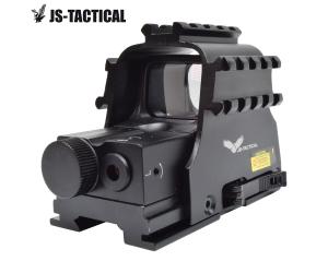 JS-TACTICAL RED DOT OLOGRAFICO CON LASER ROSSO