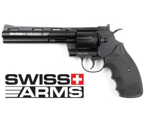 Pack Pistolet SA 92 SWISS ARMS Stainless Co2 1,6J cal. BBs 4.5mm