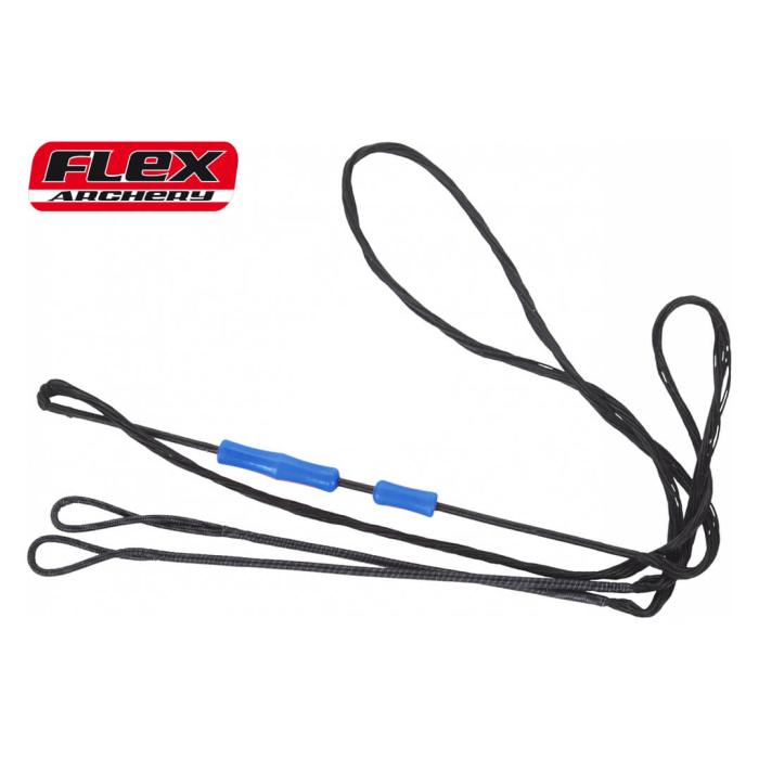 FLEXARCHERY REPLACEMENT ROPE FOR RECURVE BOW 64 &quot;WITH FINGER PROTECTION
