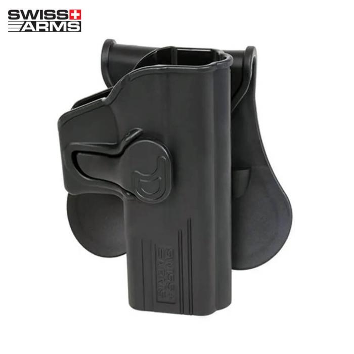 SWISS ARMS HOLSTER mod. SERPA FOR GLOCK 19 IN DIE-CAST TECHNOPOLYMER