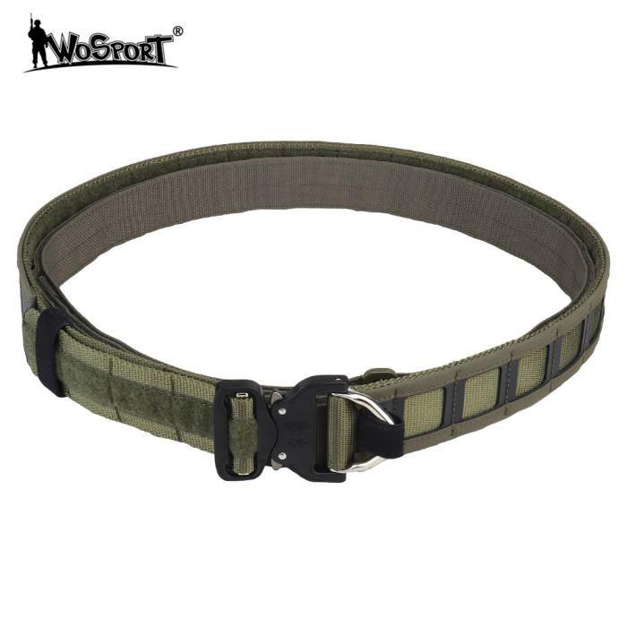 Swiss surplus OD Green Nylon Strap with Buckle, 60 Inches long