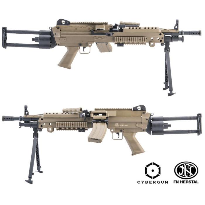CYBERGUN FN M249 MINIMI PARA &quot;FEATHERWEIGHT&quot; ETU TAN