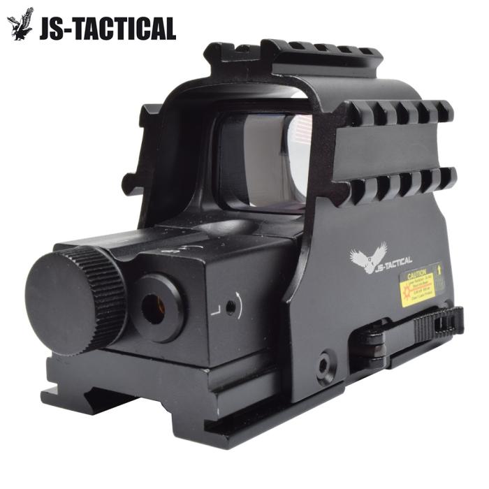 JS-TACTICAL RED DOT OLOGRAFICO CON LASER ROSSO