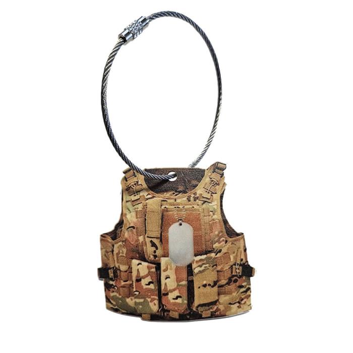 PLATE CARRIER KEY RING