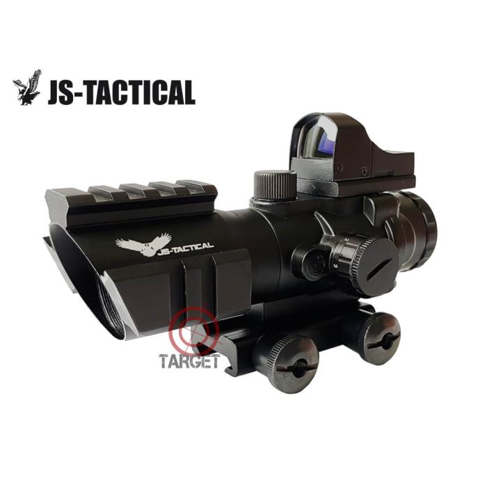 JS-TACTICAL - VISEUR TYPE POINT ROUGE TYPE ACOG Airsoft Direct Fa