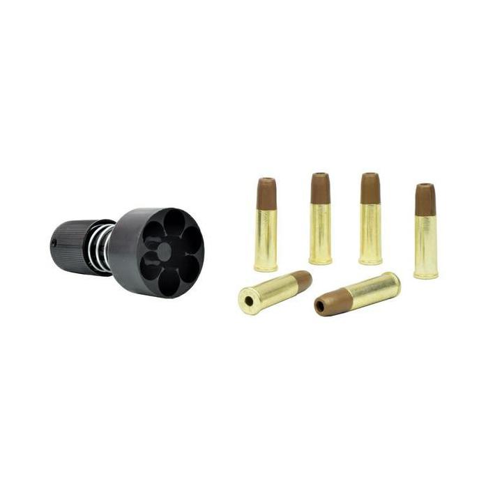BRUNI SPEED LOADER AND 6 CAPS FOR REVOLVER CAL 4,5MM